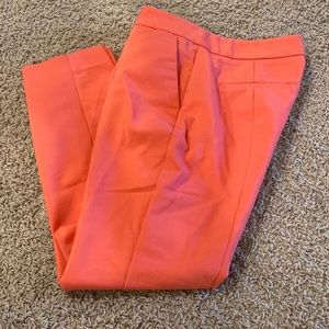 Express Women's Straight Leg Pants - Bright Orange